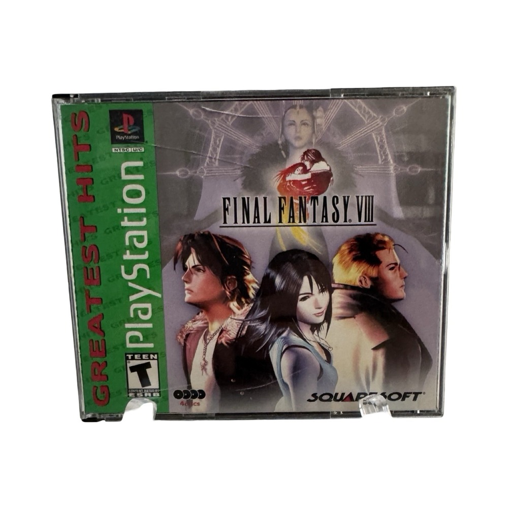 Final Fantasy VIII Sony PlayStation 1 PS1 Greatest Hits 4-Disc Set CIB Manual